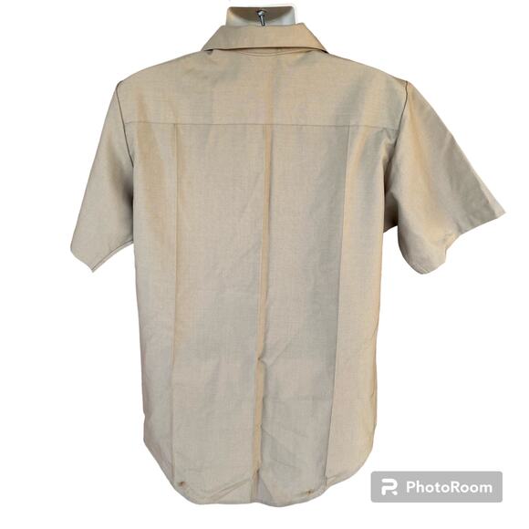 US Navy Authentic SU Service Uniform Button Front Shirt Mens L Officer Enlisted - Picture 5 of 9